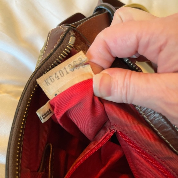 Vintage Dooney & Bourke  Hearts Baguette Shoulder Bag - Picture 6 of 13